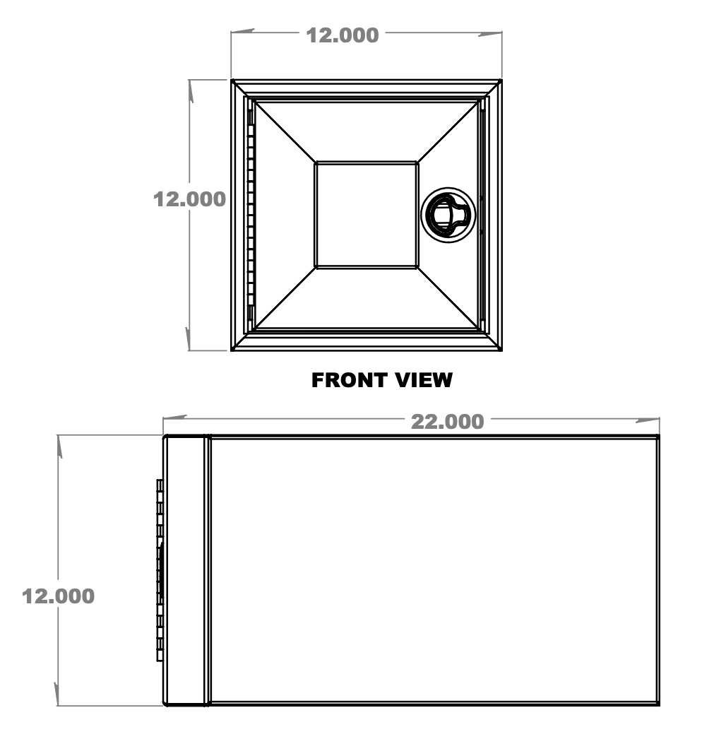 Stackable Box - 12"x22"x12"