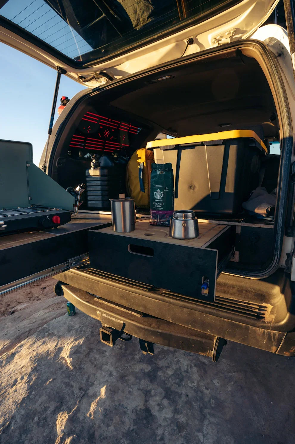 Toyota 4Runner | Dual Drawer Storage System & Bed Platform | 3rd Gen 1995–2002 Solid Wood Worx