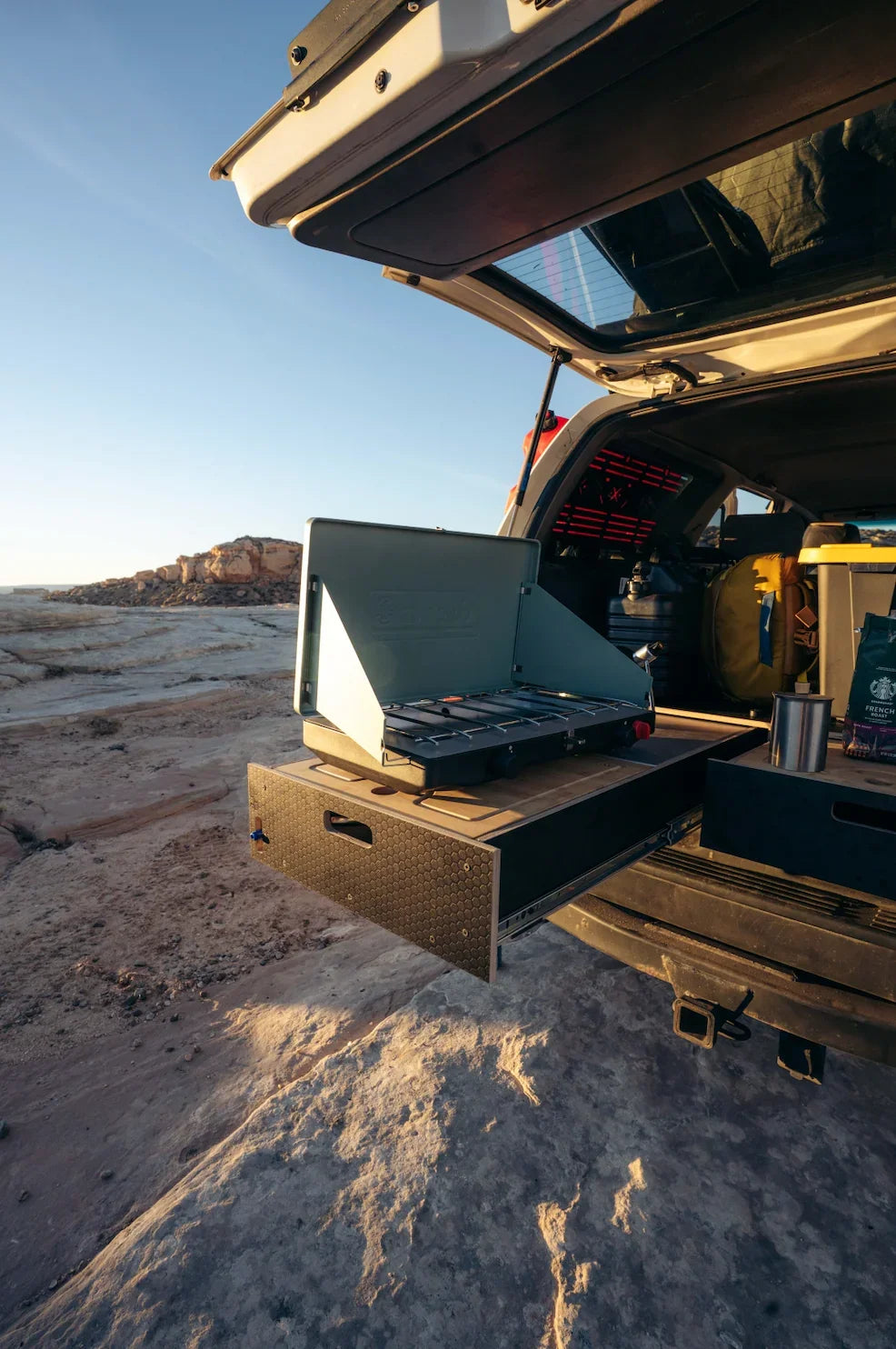 Toyota 4Runner | Dual Drawer Storage System & Bed Platform | 3rd Gen 1995–2002 Solid Wood Worx