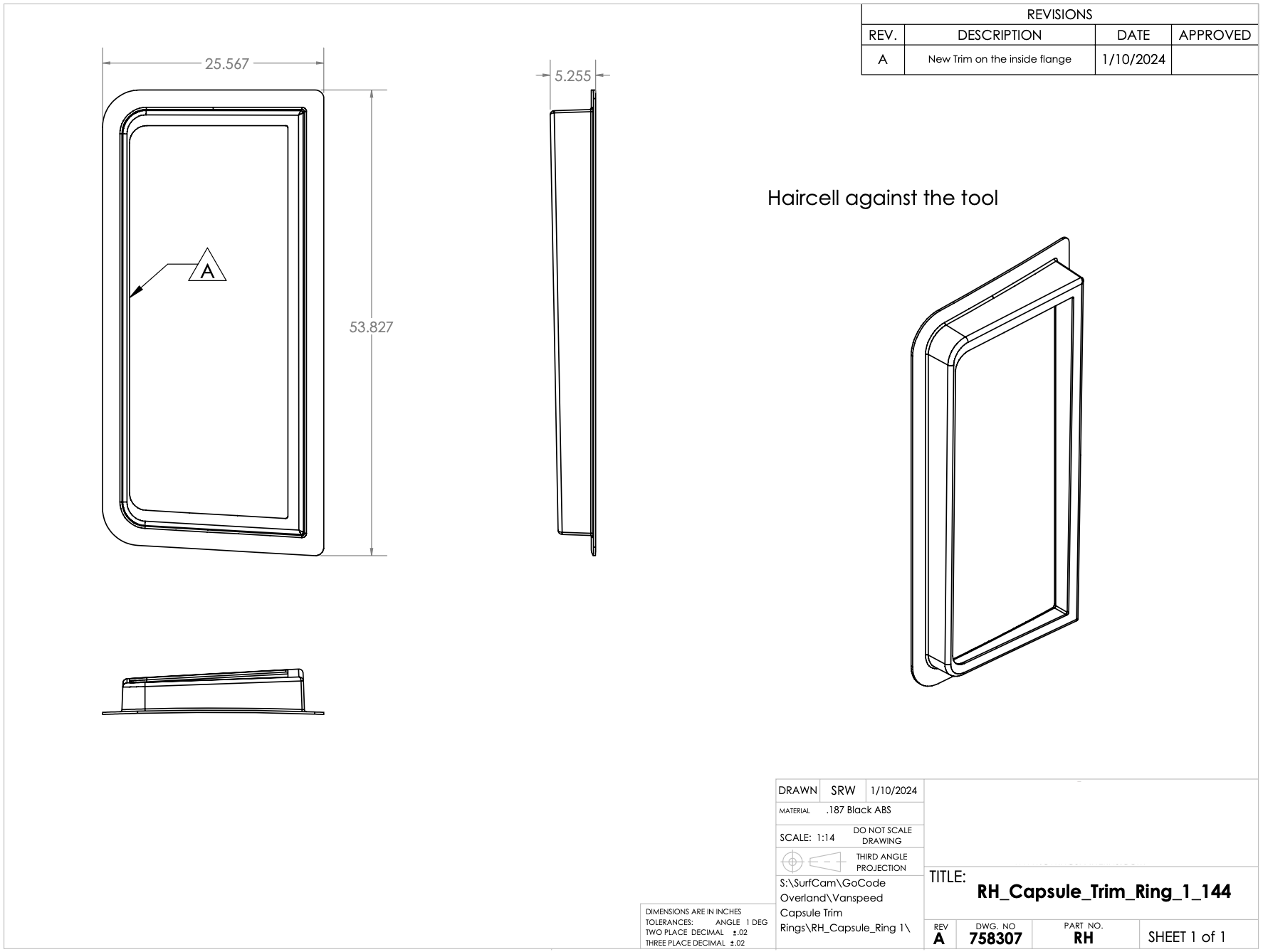 Vanspeed Capsule Trim Ring Pair Sprinter 144 GoCode