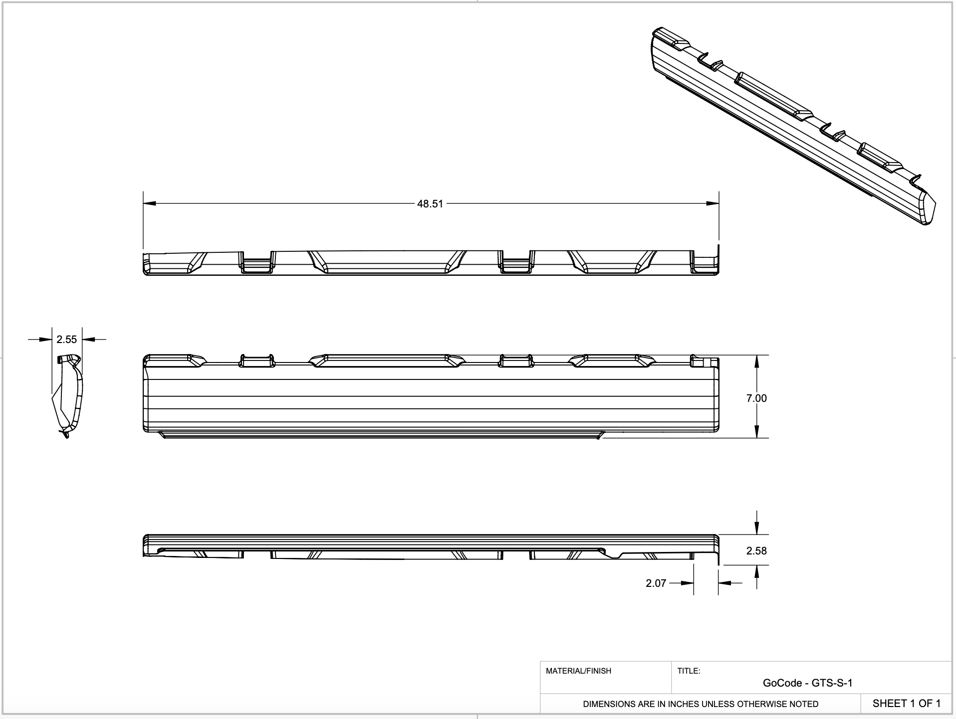 Mercedes Sprinter Slider Door Threshold Trim Kit GoCode