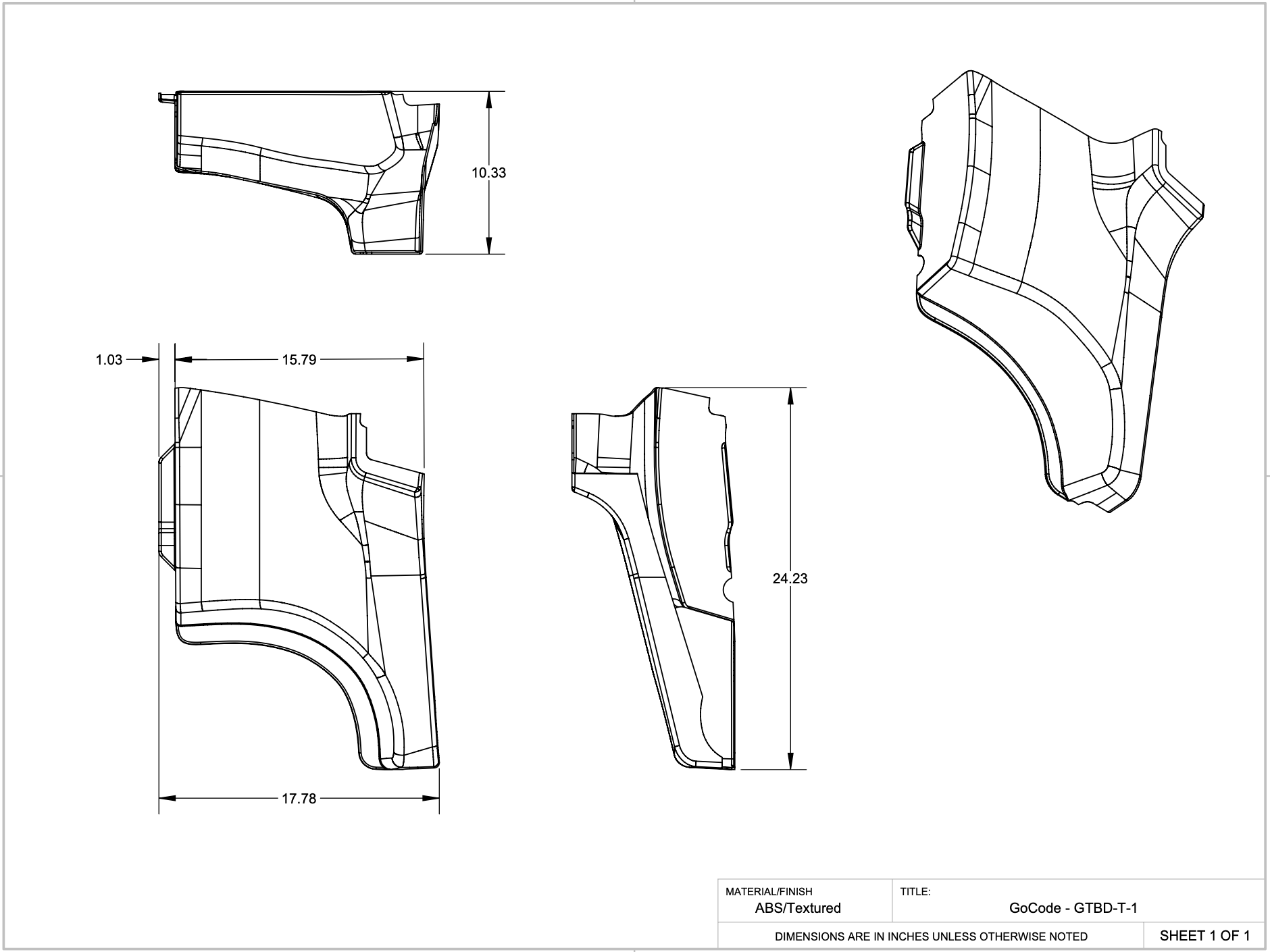 Ford Transit High Roof Front Trim Kit GoCode