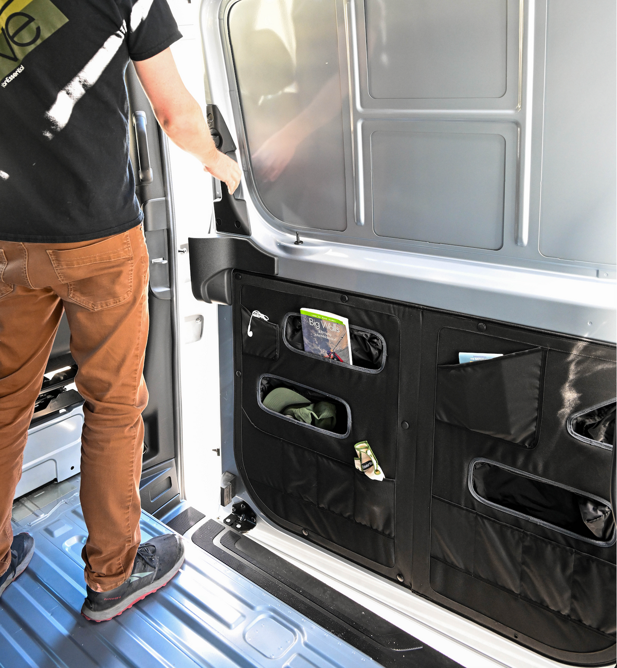 Mercedes Sprinter Lower Sliding Door Storage Panel VanEssential