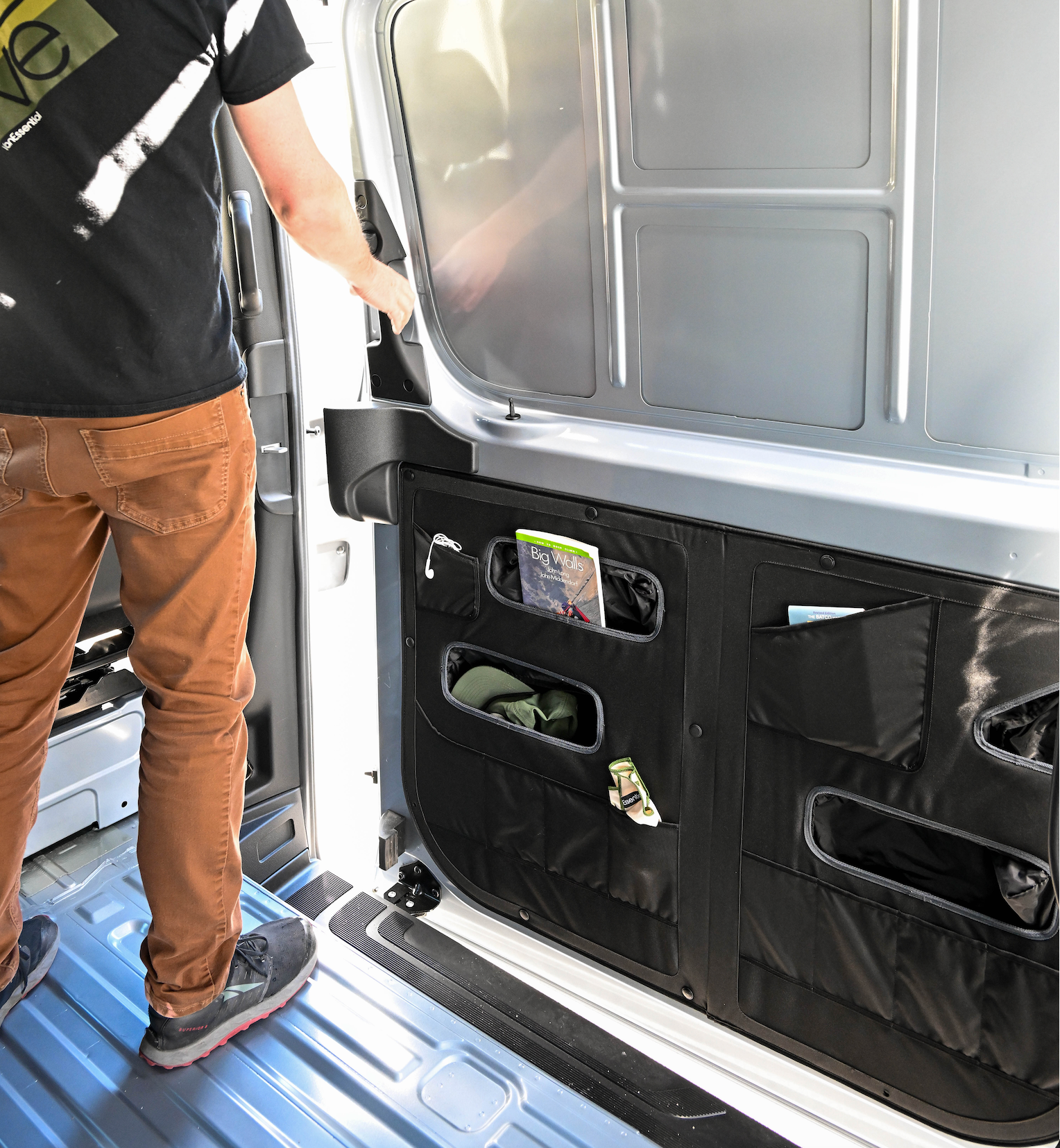 Mercedes Sprinter Lower Sliding Door Storage Panel VanEssential