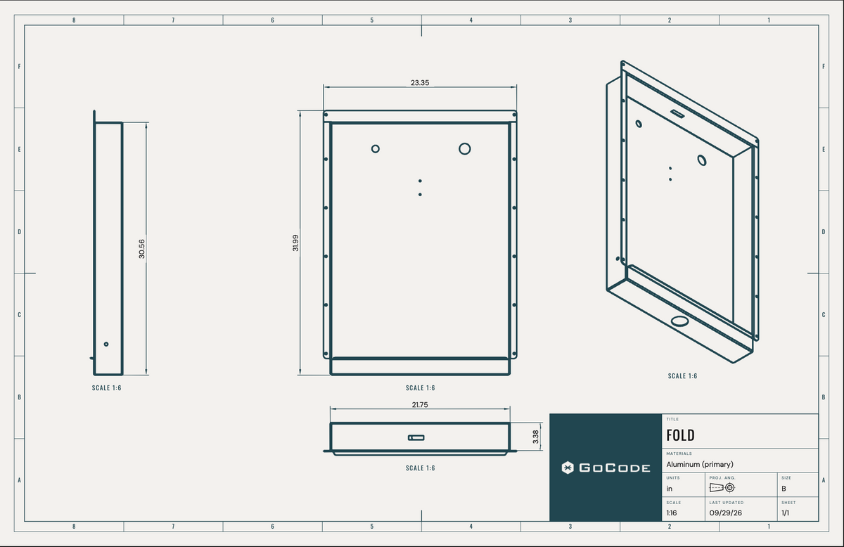 FOLD Shower GoCode