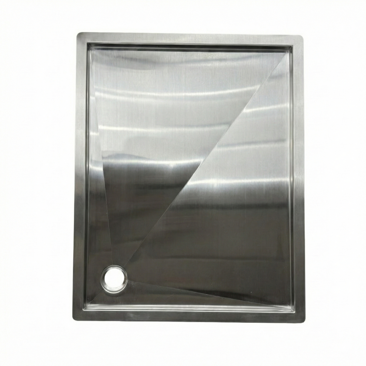 Stainless Steel In-Floor Shower Pan GoCode