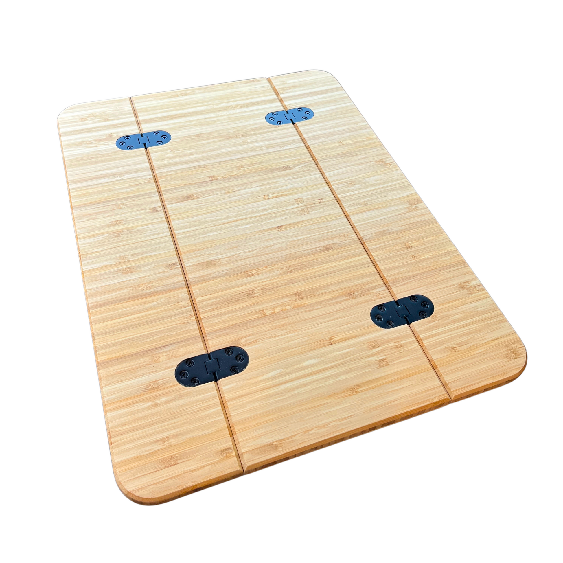 Slim Folding Bamboo Lagun Table 1/2" Thick For Camper Vans and RVs Weekender Outdoors