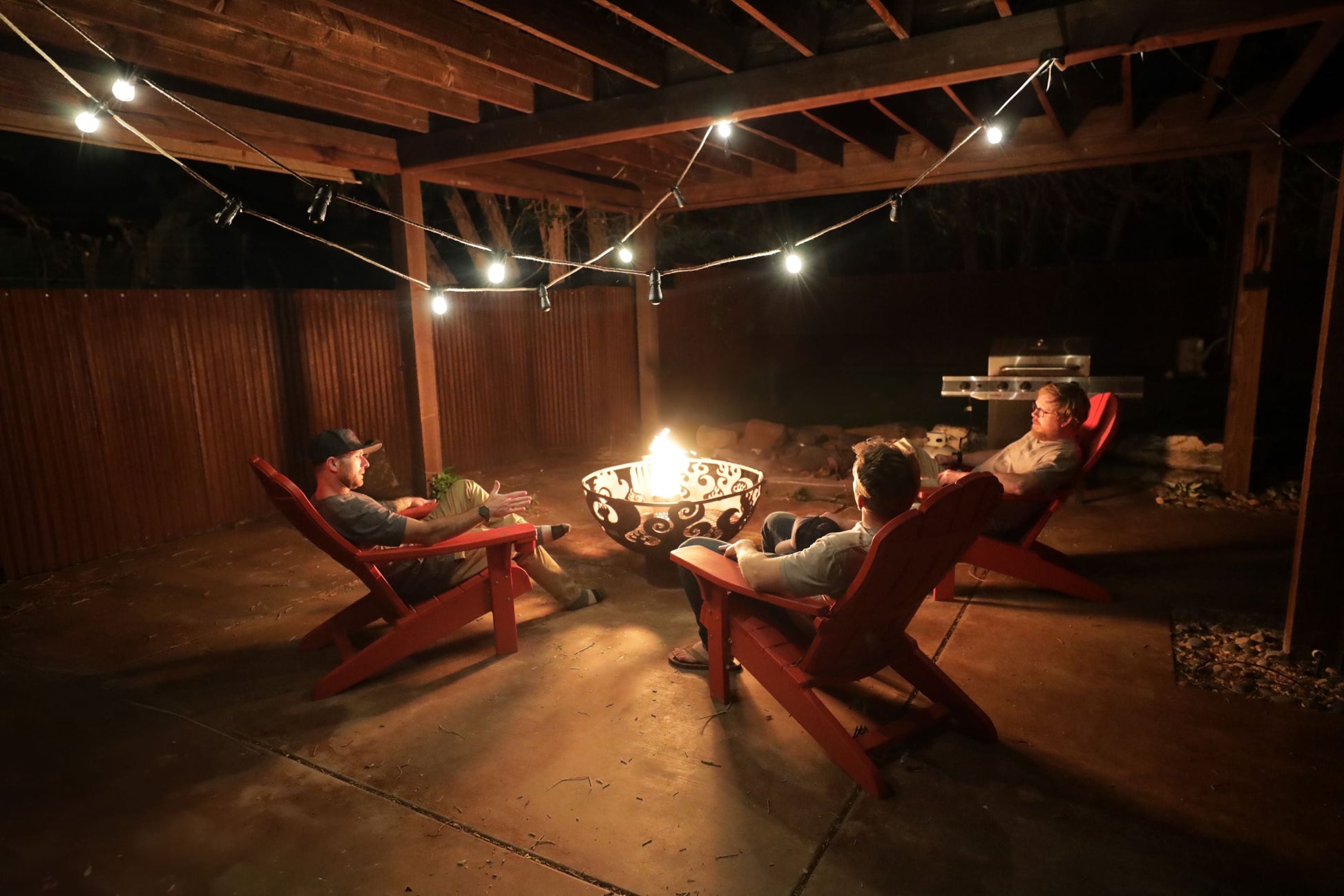 Camping String Lights with Speakers Freespirit Recreation