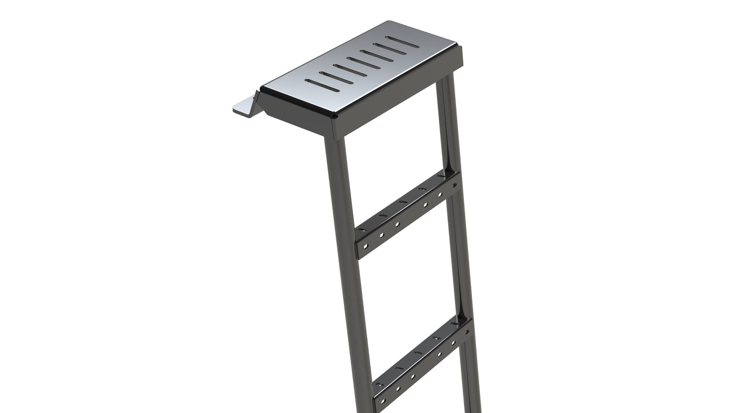 Sprinter Van Side Ladder | Wheel Wrap White Top Adventures