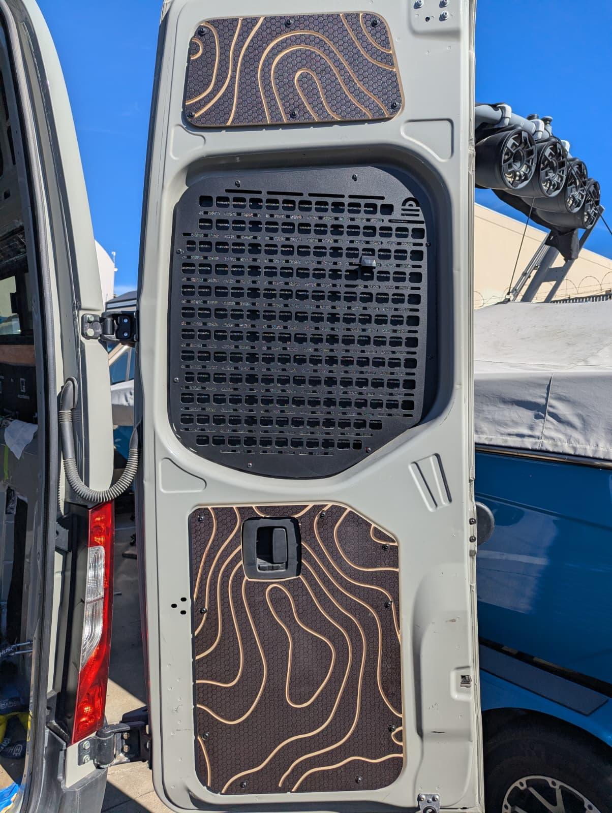 SV Sprinter Rear Door Panels TOPO Sandy Vans