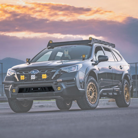 CAtuned Off-Road Subaru Outback Wilderness Front Hidden Winch Mount with Grill