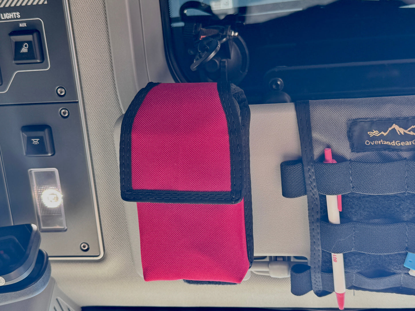 Sun Visor Radio Pouch
