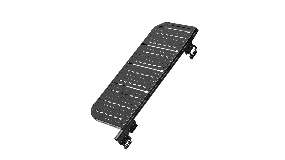 Ford Transit Rear Door Atlas Storage Rack | Passenger Side White Top Adventures