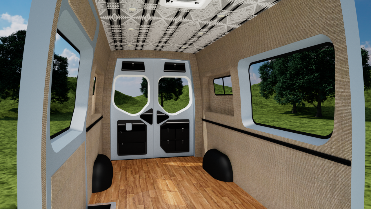Mercedes Sprinter 144" High Roof Interior Panel Kit