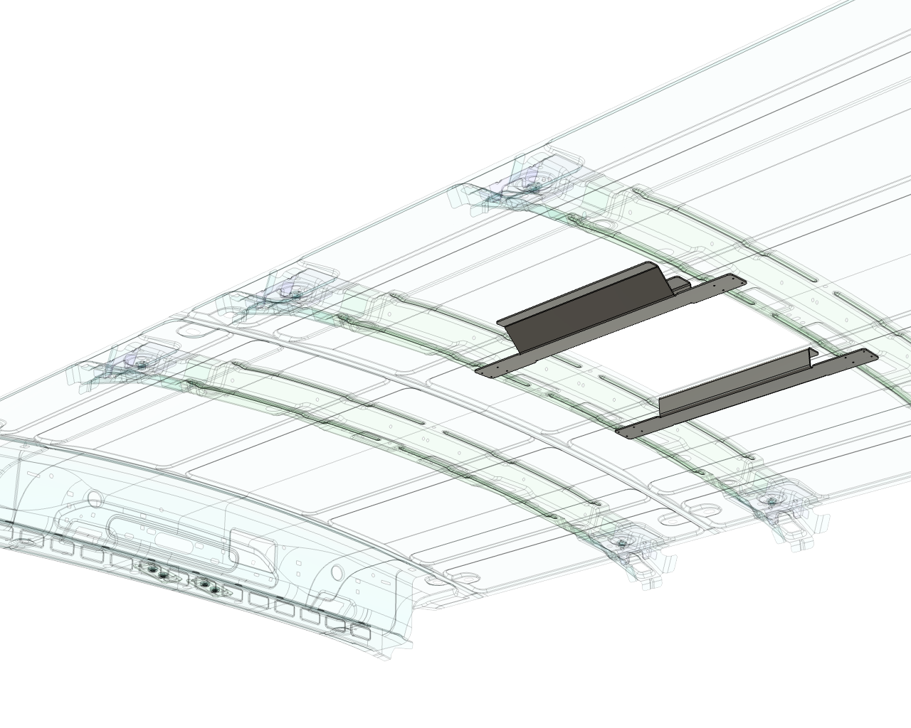 Ford Transit Air Conditioner Aluminum Furring Kit