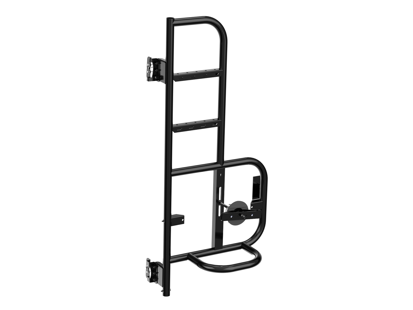 TRANSIT REAR TIRE CARRIER LADDER White Top Adventures