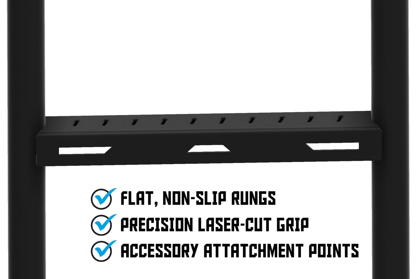 Sprinter Wheel Wrap Side Ladder (New Flat Step Design)