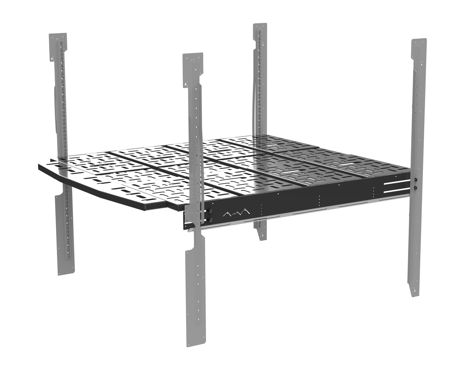 Ford Transit Van FlexTrack 4-Panel All Aluminum Platform Bed System White Top Adventures