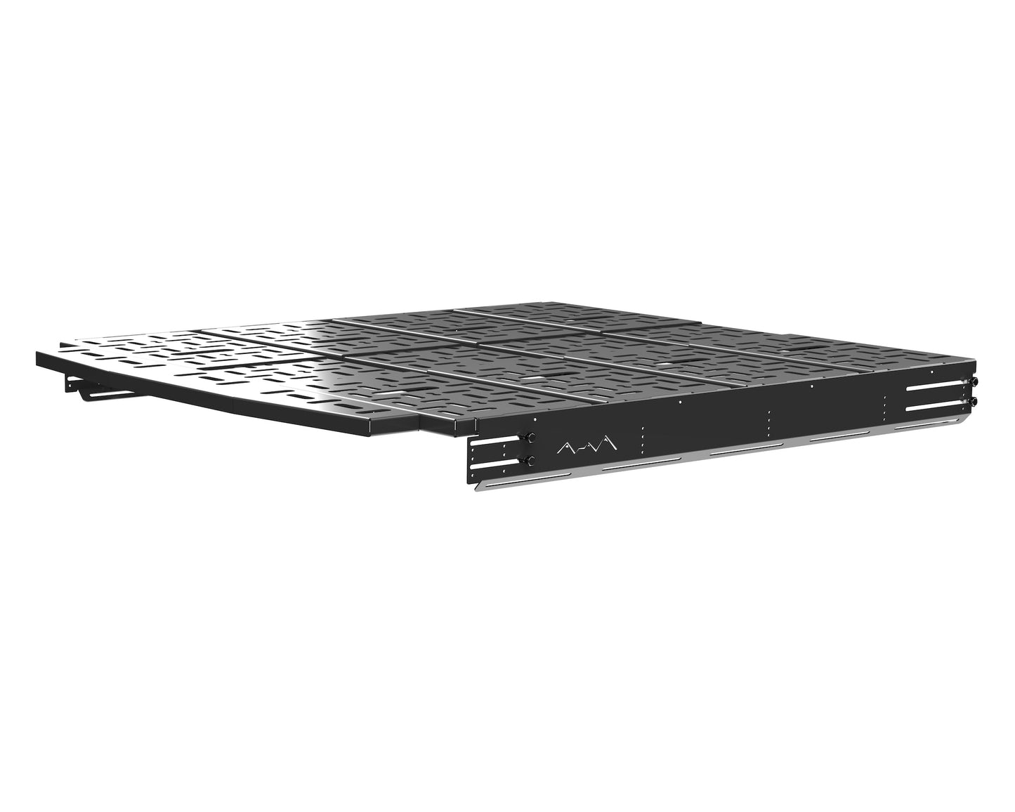 Ford Transit Van FlexTrack 4-Panel All Aluminum Platform Bed System White Top Adventures