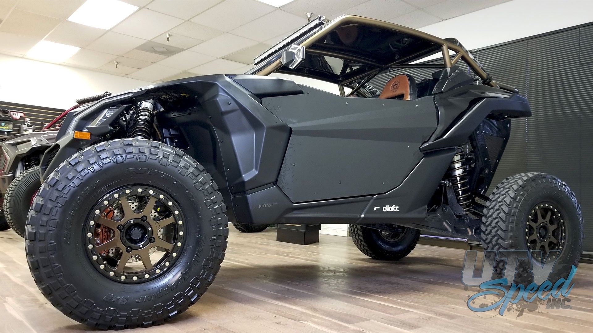 2017+ Can-Am Maverick X3 2DR Cage with Attached Rear Bumper UTV SPEED