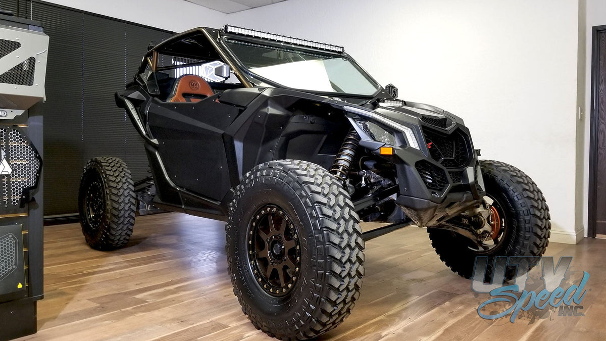 2017+ Can-Am Maverick X3 2DR Cage with Attached Rear Bumper UTV SPEED