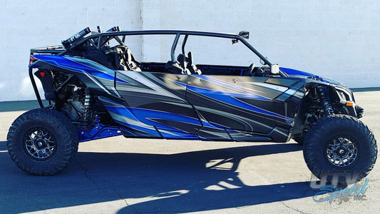 2017+ Can-Am Maverick X3 Max Cage with Attached Rear Bumper UTV SPEED