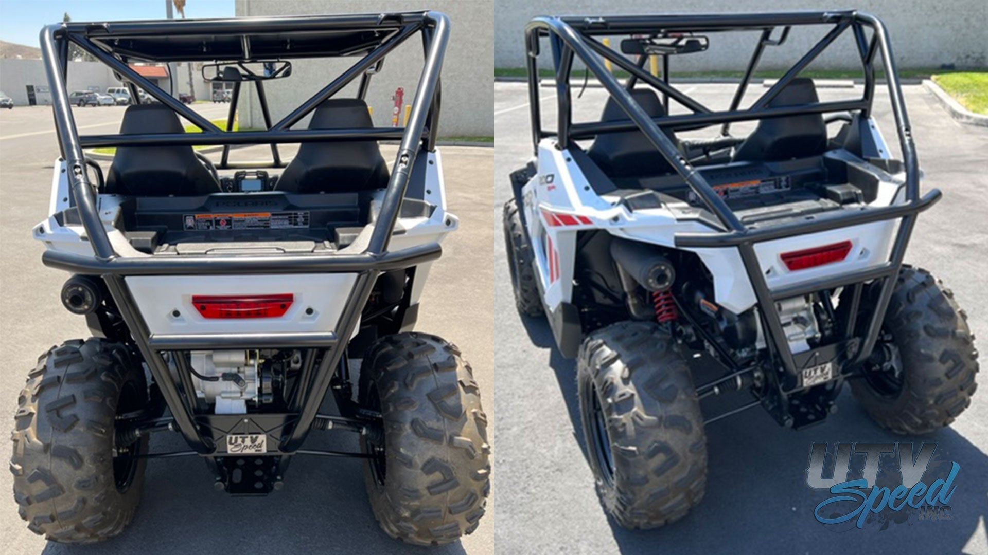 Polaris RZR 200 Fastback Cage with attached rear bumper UTV SPEED
