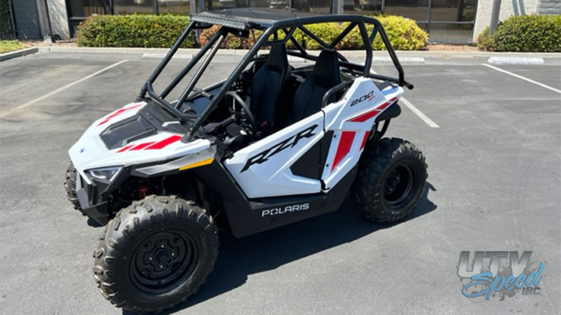 Polaris RZR 200 Fastback Cage with attached rear bumper UTV SPEED