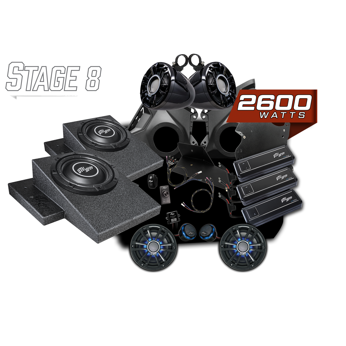 Can-Am Maverick R Signature Stage 8 Stereo Kit