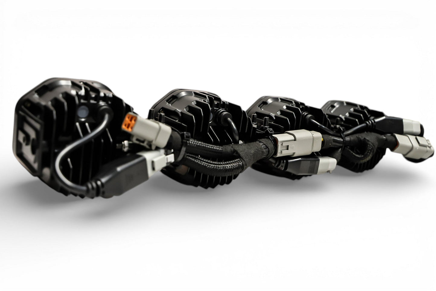 6 Light U-Con Interlocking Off Road LED Pod With Amber or White DRL Running Light