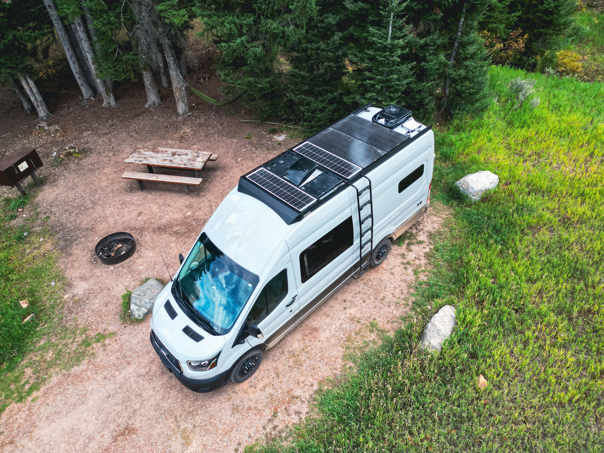 Ford Transit Side Mount Ladder - High Roof Unaka Gear Co.