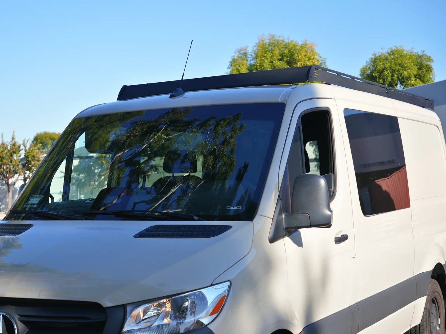 SPRINTER 144" LOW ROOF STEALTH 2.0 ROOF RACK White Top Adventures