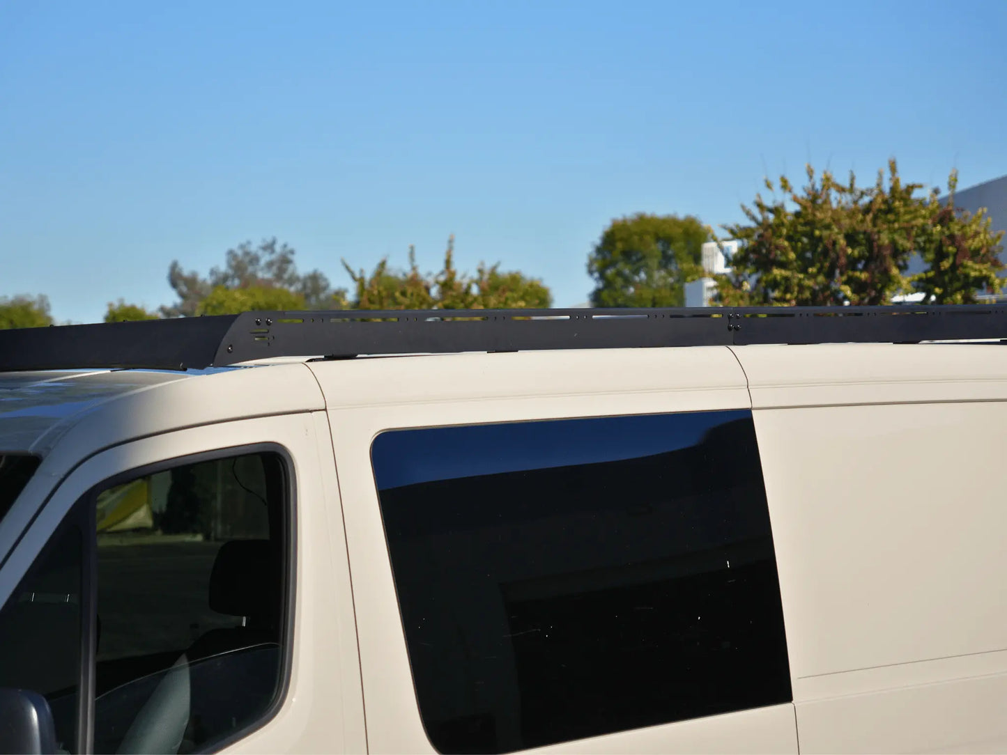 SPRINTER 144" LOW ROOF STEALTH 2.0 ROOF RACK White Top Adventures