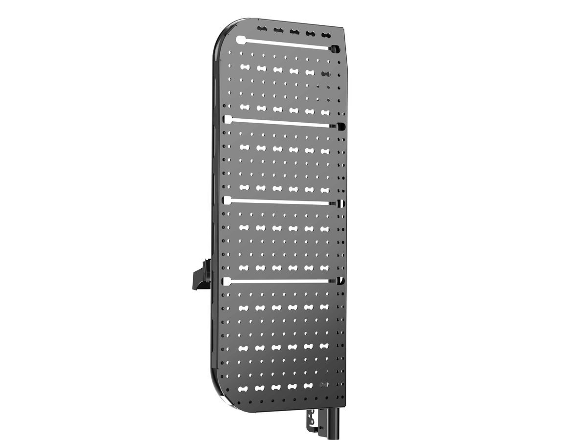 Ford Transit Rear Door Atlas Storage Rack | Passenger Side White Top Adventures