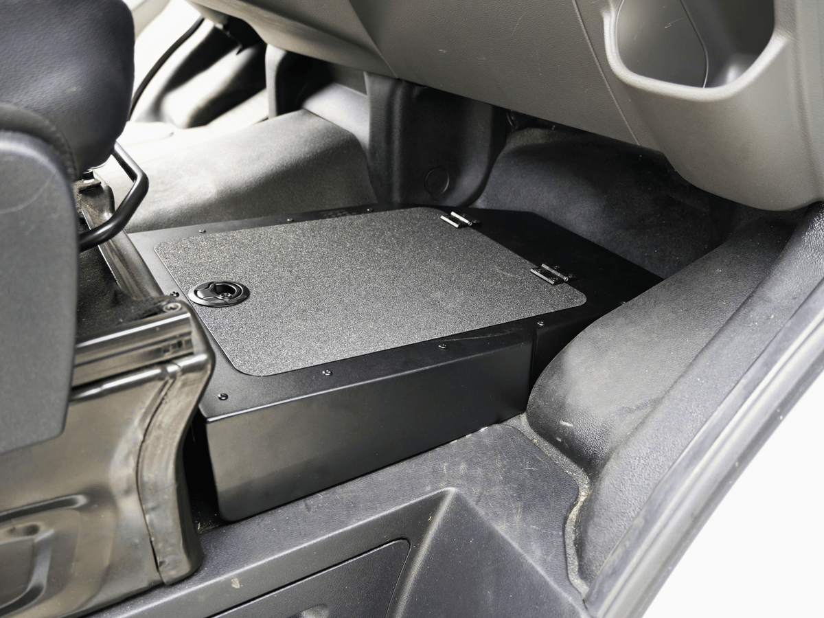 Ford Transit Foot Platform & Under Seat Storage Box White Top Adventures