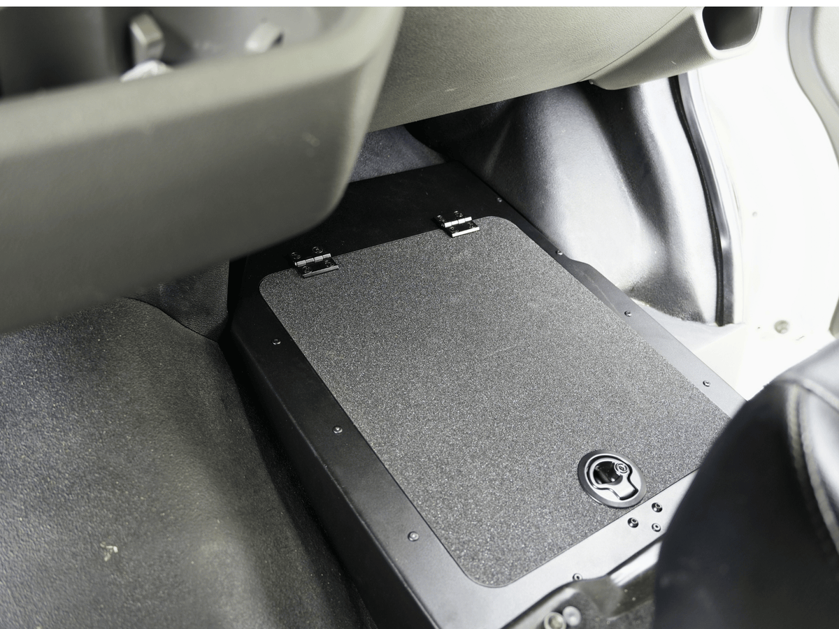 Ford Transit Foot Platform & Under Seat Storage Box White Top Adventures