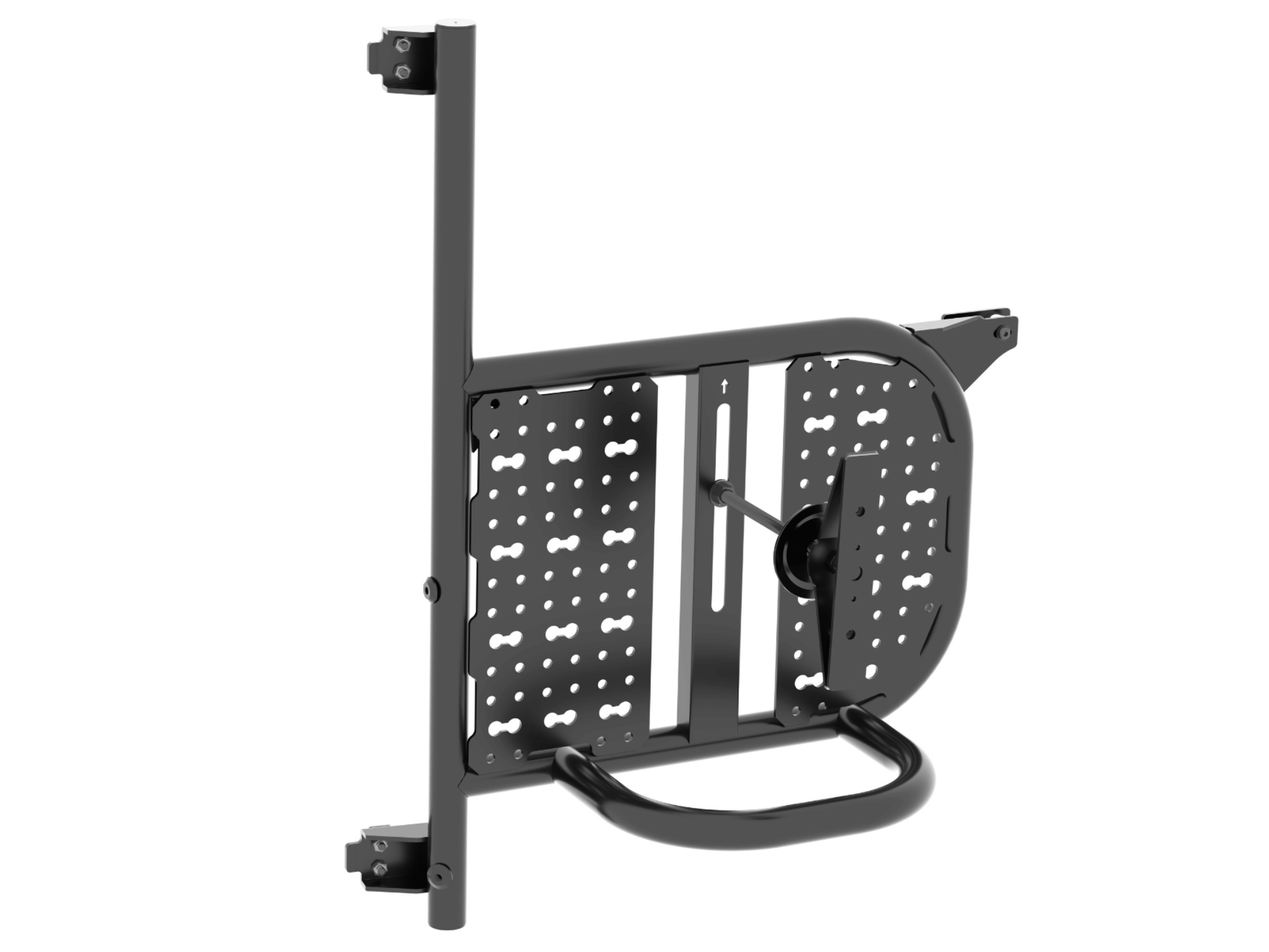 Sprinter Rear Tire Carrier with Molle Panel White Top Adventures