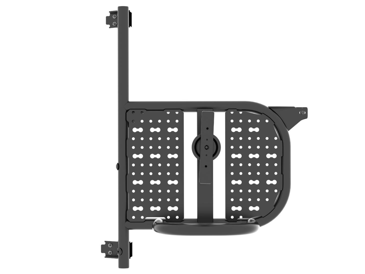 Sprinter Rear Tire Carrier with Molle Panel White Top Adventures