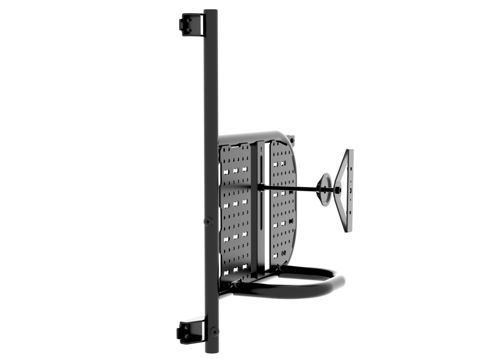 Sprinter Rear Tire Carrier with Molle Panel White Top Adventures