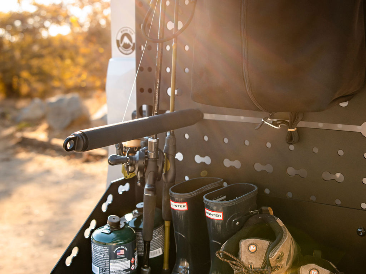 Van Rear Door Rack Poles (4 Pack) White Top Adventures