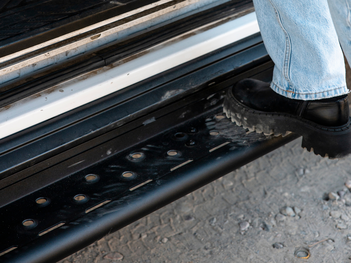 Ford Transit 148" Side Steps White Top Adventures