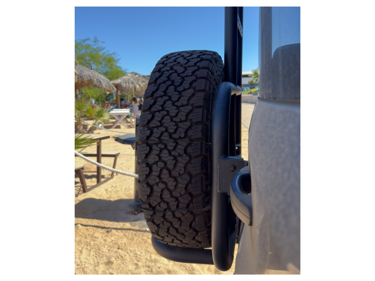 TRANSIT REAR TIRE CARRIER LADDER White Top Adventures