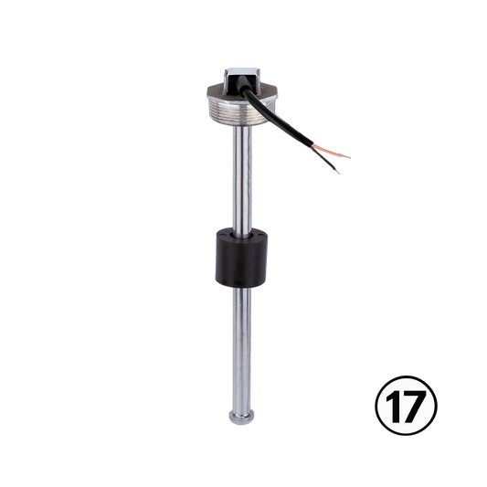 KUS S5U-17 Water Level Sensor – 1.5" NPT (17" Probe) GoCode