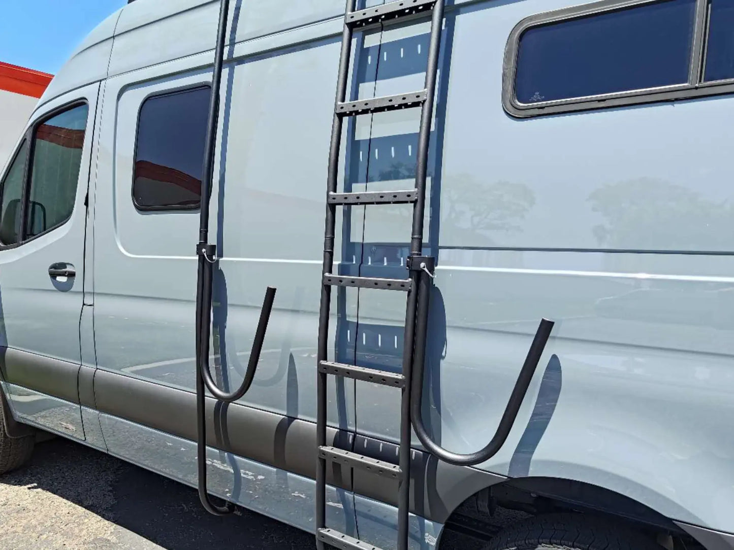 SPRINTER SURF BOARD RACK POLE White Top Adventures