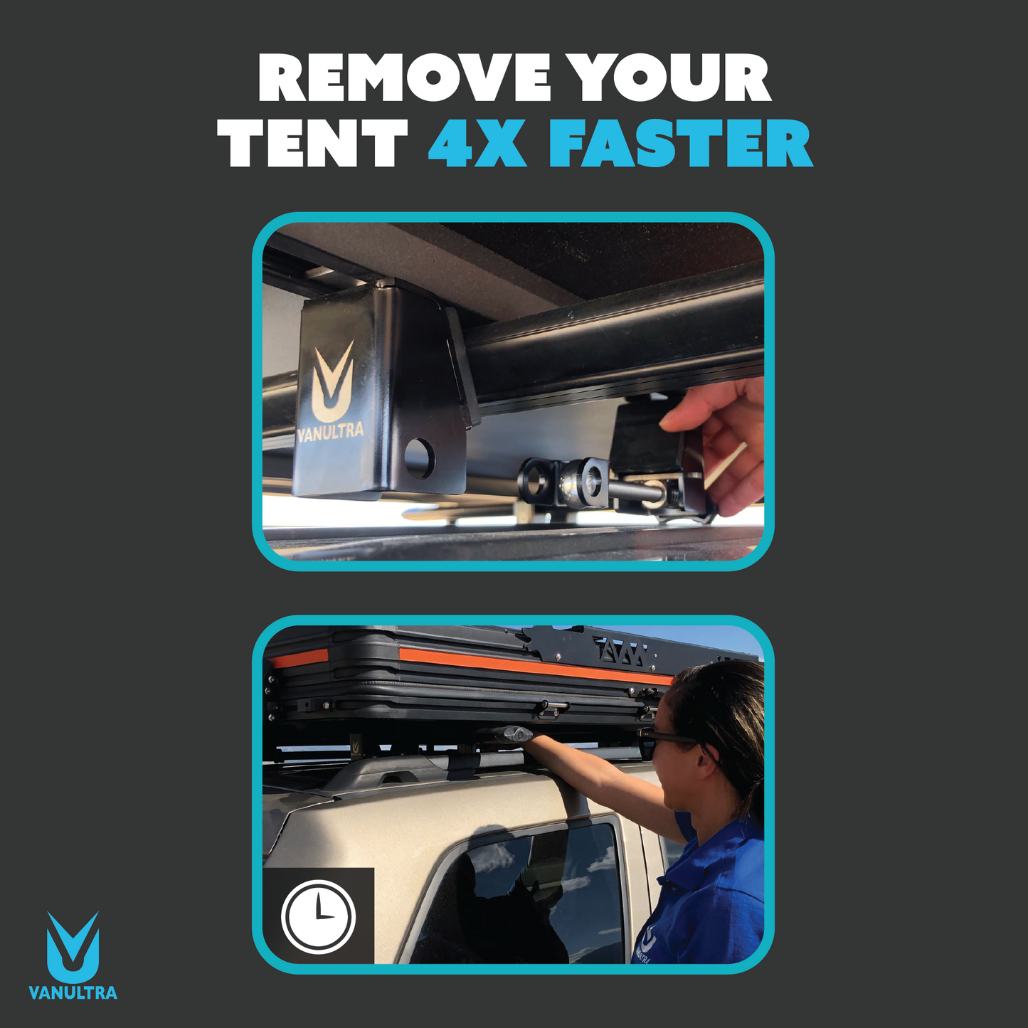 The Slipstream - Quick Release Tent Mounts (Option A)