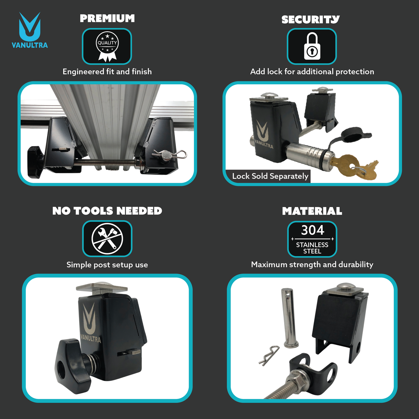 The Slipstream - Quick Release Tent Mounts (Option A)