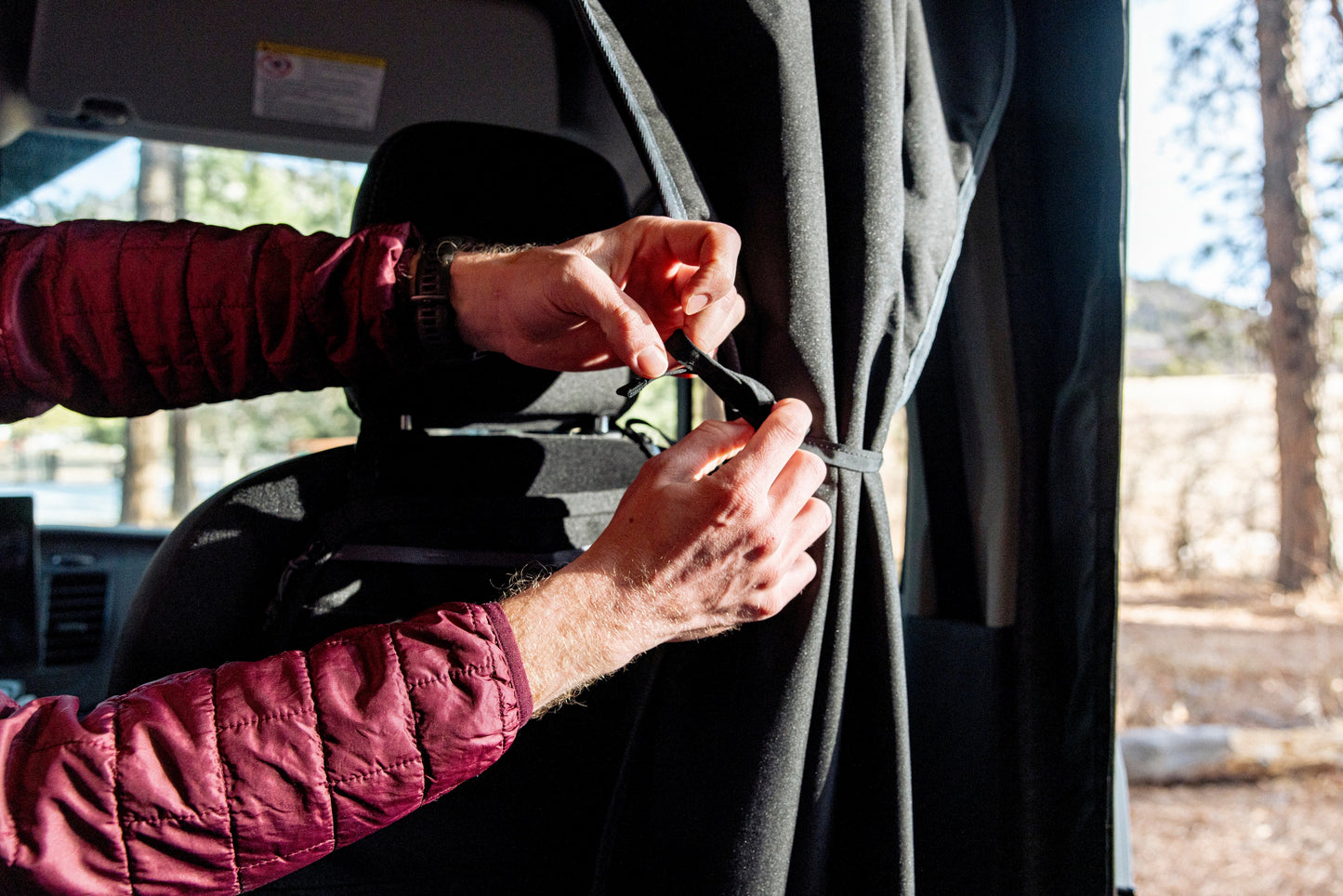 Ford Transit Insulated Privacy Curtain VanEssential