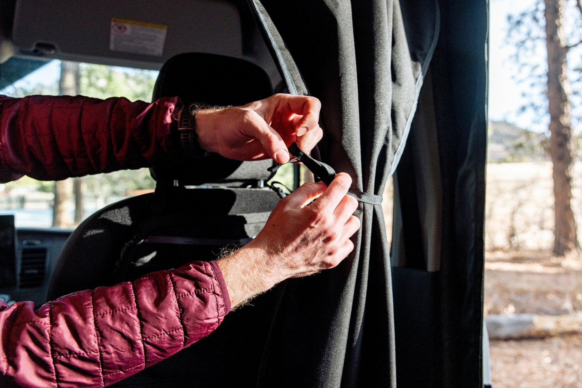 Ford Transit Insulated Privacy Curtain VanEssential