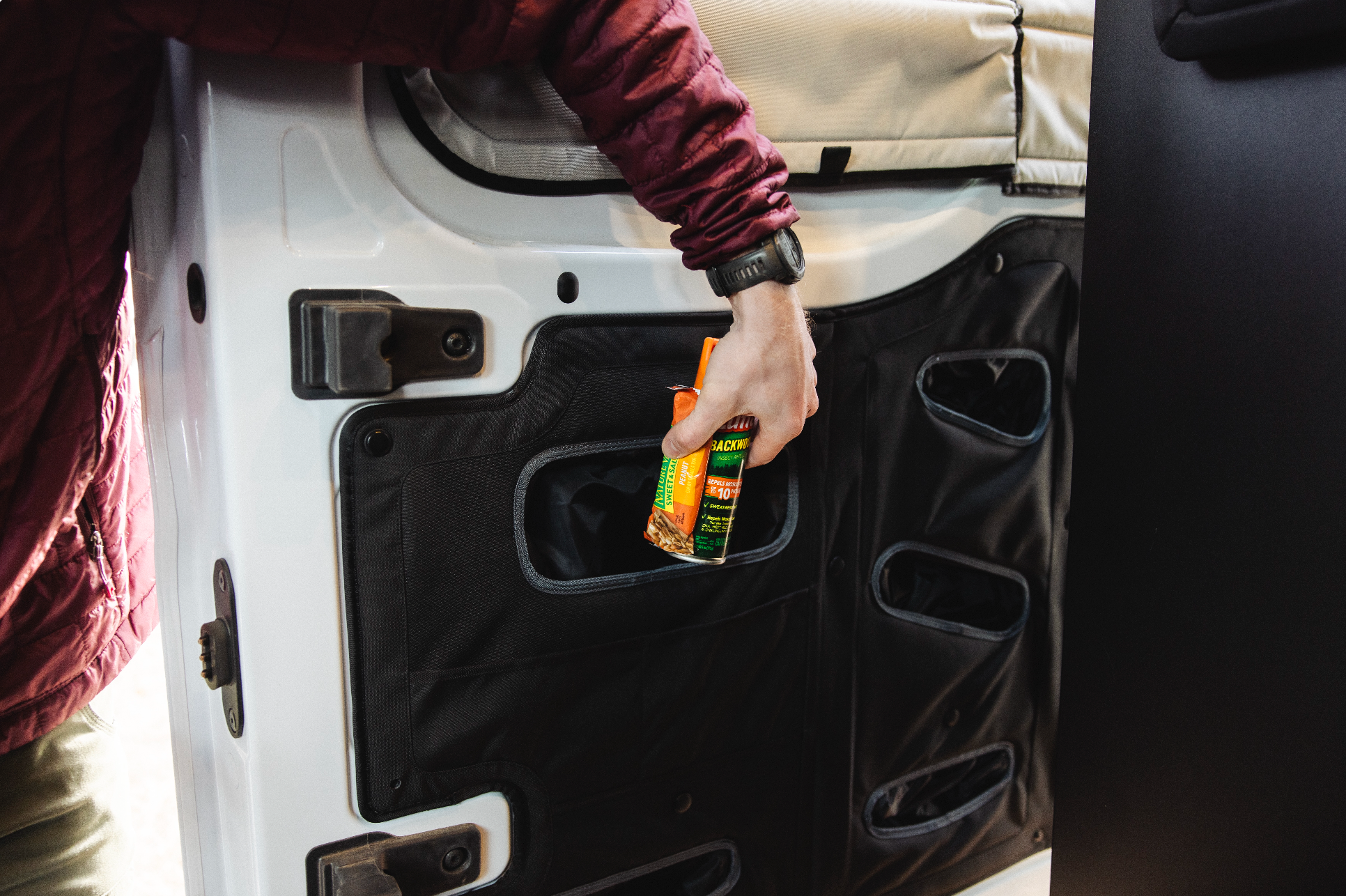 Ford Transit Lower Sliding Door Storage Panel VanEssential