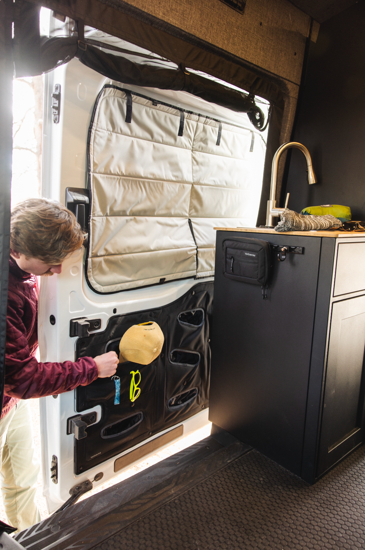 Ford Transit Lower Sliding Door Storage Panel VanEssential